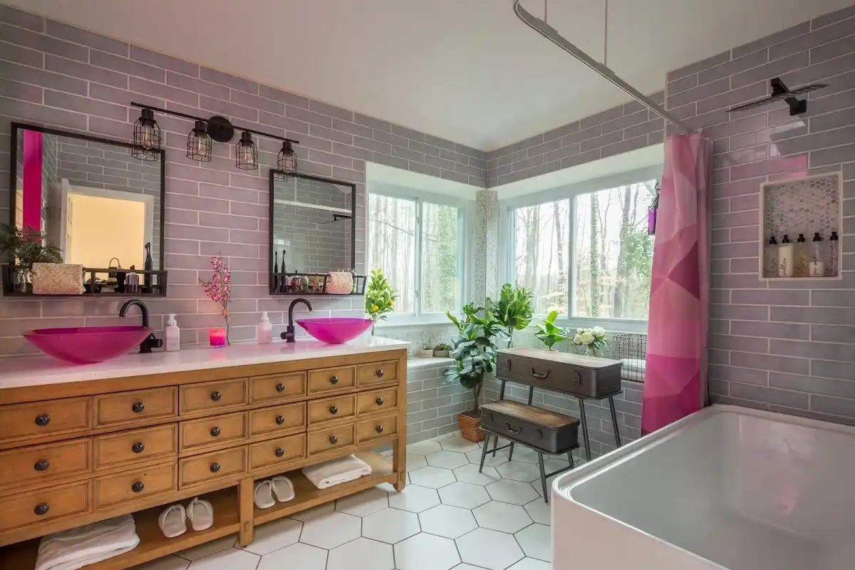 Bathroom renovation after water damage restoration in Fairbanks