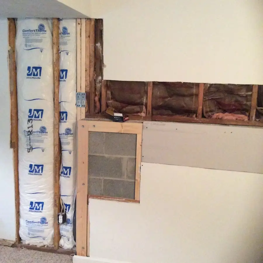Wall insulation replacement during Odor Removal & Deodorization in Fairbanks